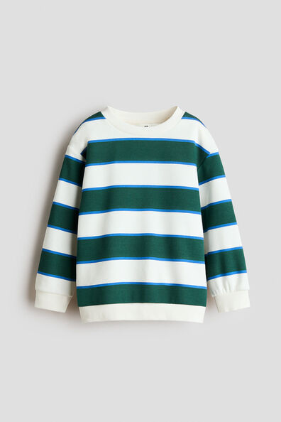 Printed brushed-inside sweatshirt