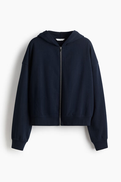 Zip-through hoodie