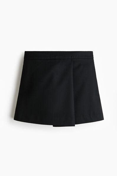 Twill mini skort