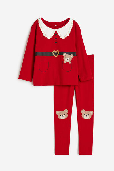 2-piece printed jersey set