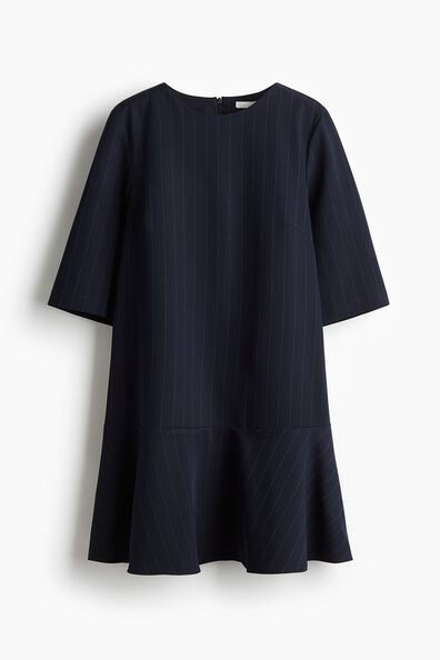 Circle-skirt shift dress