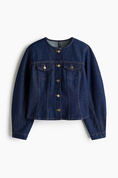 Waisted twill shirt