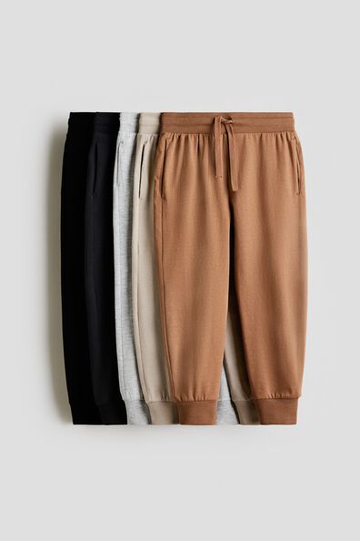 5-pack cotton jersey joggers