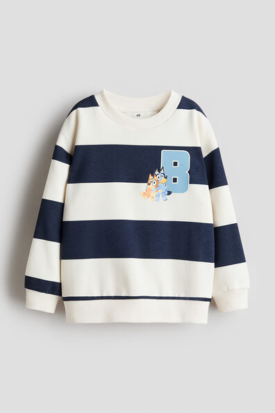 Oversized printed sweatshirt