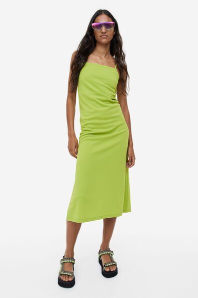 Lace Slip Jersey Dress main image 1