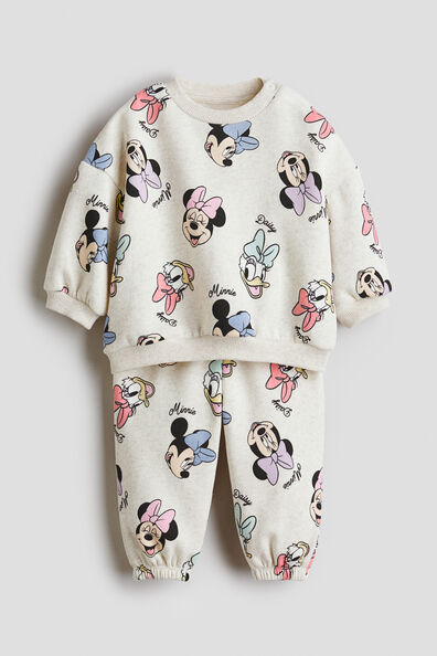 2-piece printed sweatshirt set