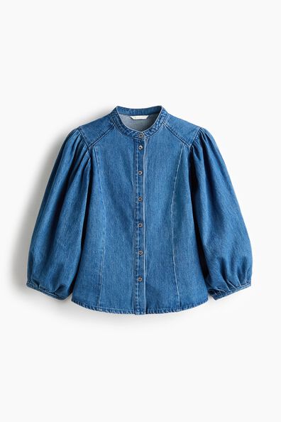 Denim blouse