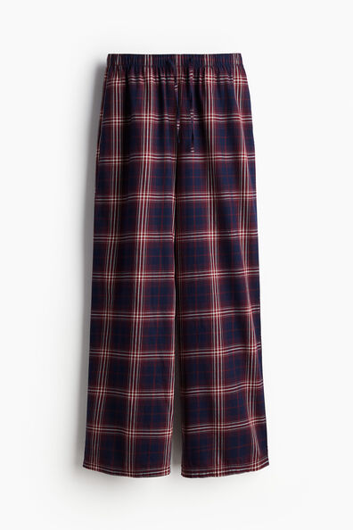 Cotton flannel pyjama bottoms