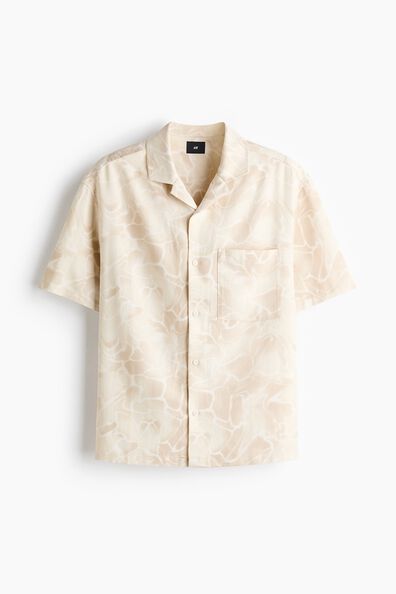 Loose Fit Patterned resort shirt