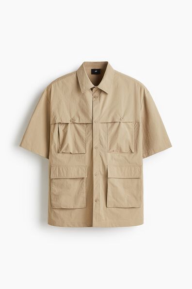 Loose Fit Short-sleeved utility shirt