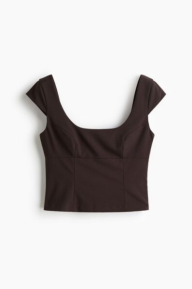 Cap-sleeved top