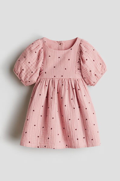 Seersucker cotton dress