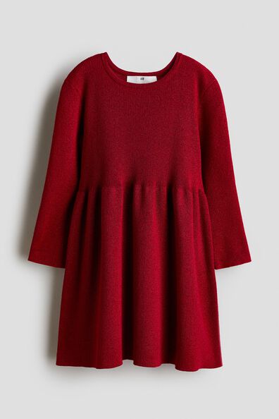 Shimmering knit dress
