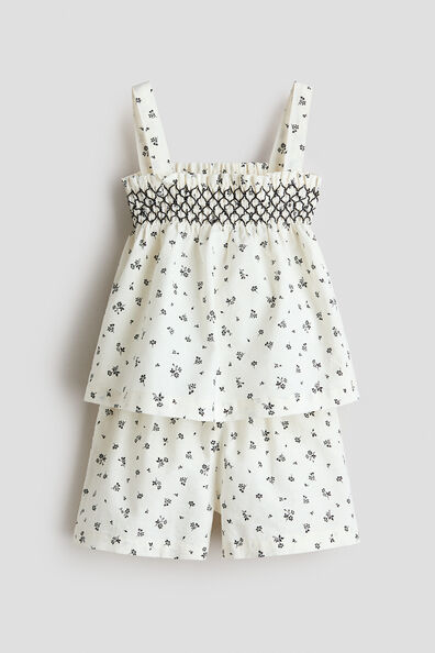 2-piece linen-blend set