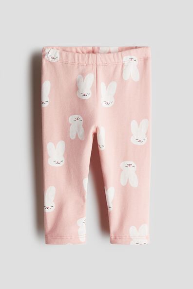 Cotton jersey leggings