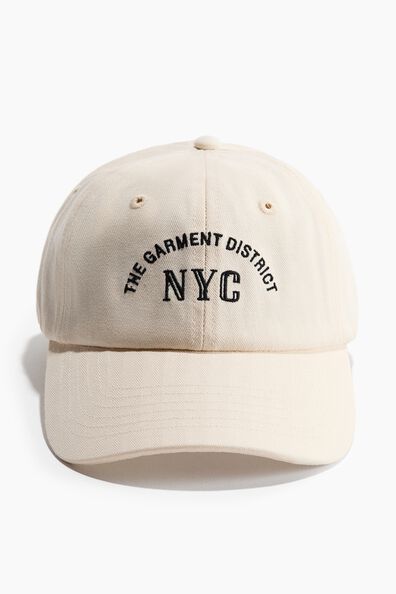 Cotton twill cap