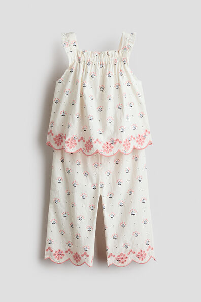 2-piece printed cotton set