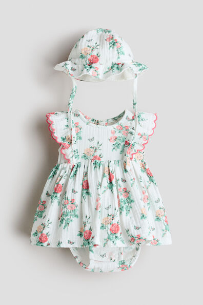 2-piece floral-print set