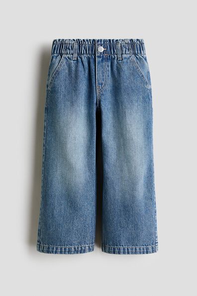 Wide Leg paper bag jeans