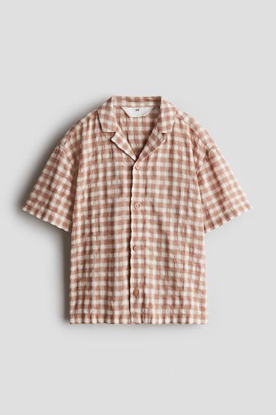Cotton-blend resort shirt