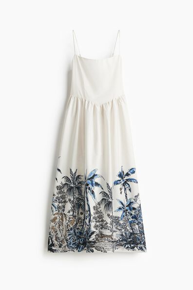 Cotton strappy dress