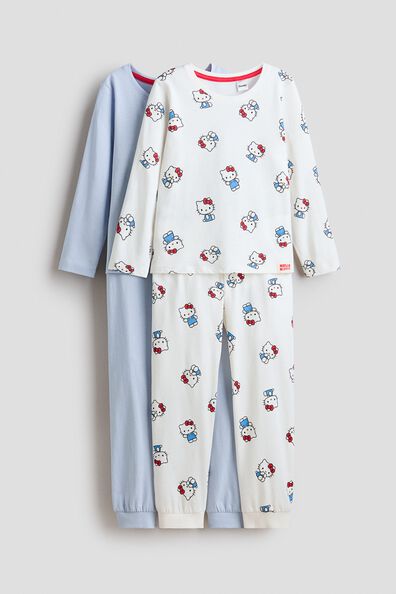 2-pack cotton pyjamas