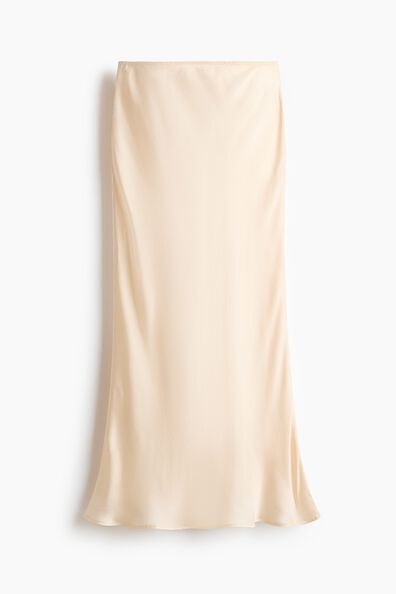 Viscose-blend slip skirt