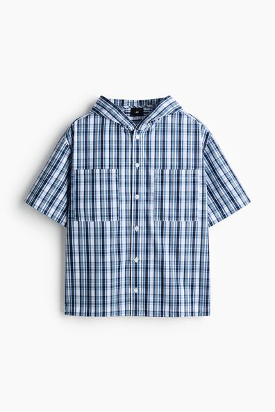 Loose Fit Hooded shirt
