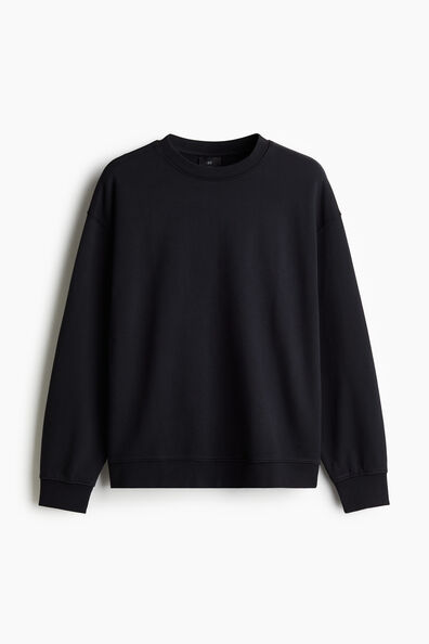 Loose Fit Washed cotton sweatshirt