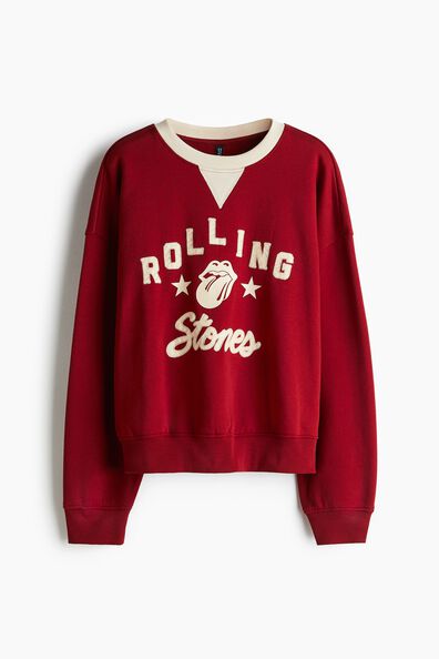 Motif-detail sweatshirt
