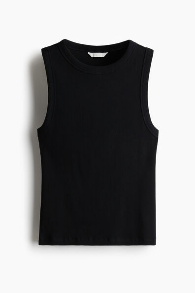 Ribbed vest top