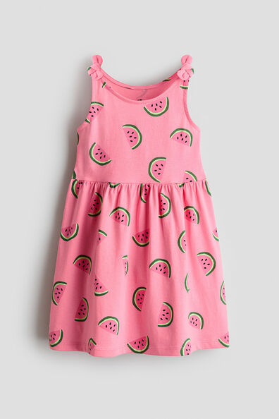Printed cotton dress