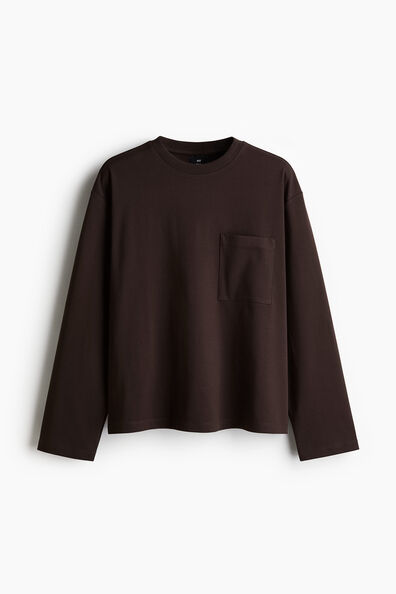 Loose Fit Long-sleeved jersey top