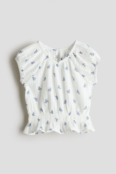 Cotton muslin top