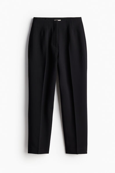 Ankle-length cigarette trousers
