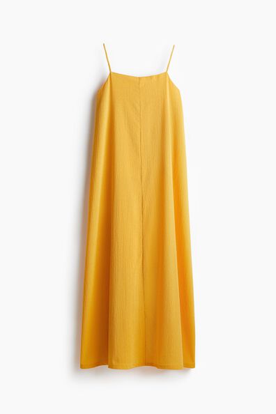 Crinkled strappy dress