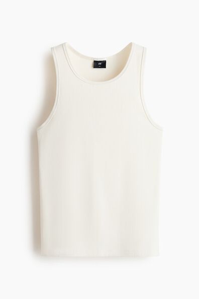 Slim Fit Ribbed vest top