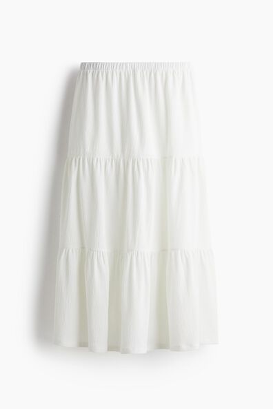 Tiered midi skirt