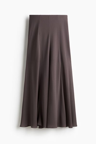 Flared maxi skirt