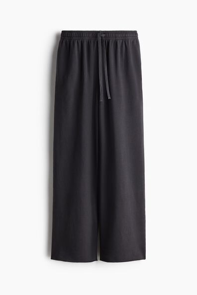 Washed cotton sweatpants