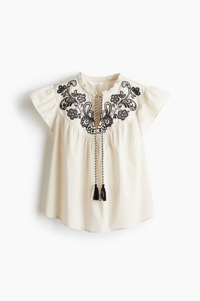 Embroidered blouse