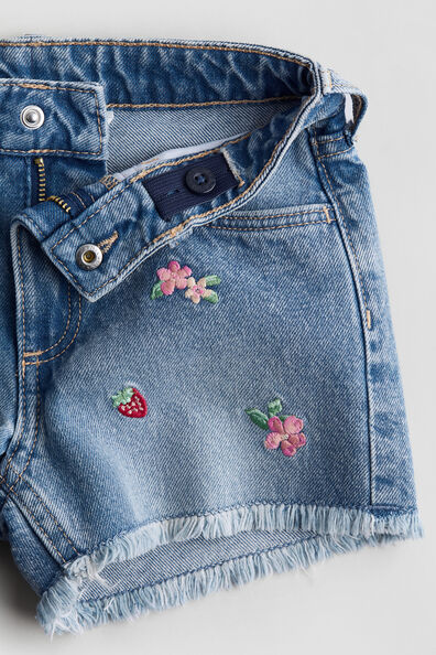 Denim shorts