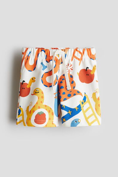 Printed sweatshorts