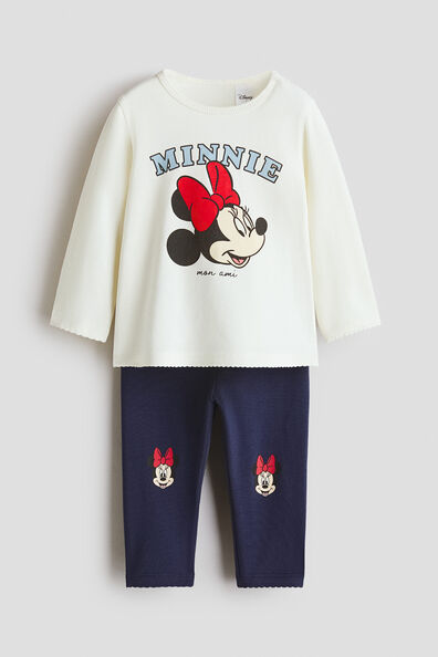2-piece printed cotton set