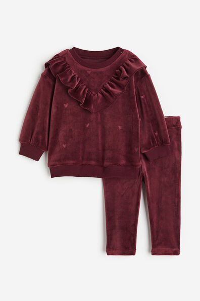 2-piece velour set