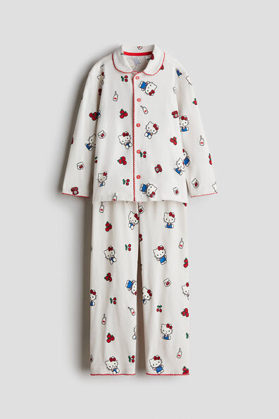 Printed cotton pyjamas