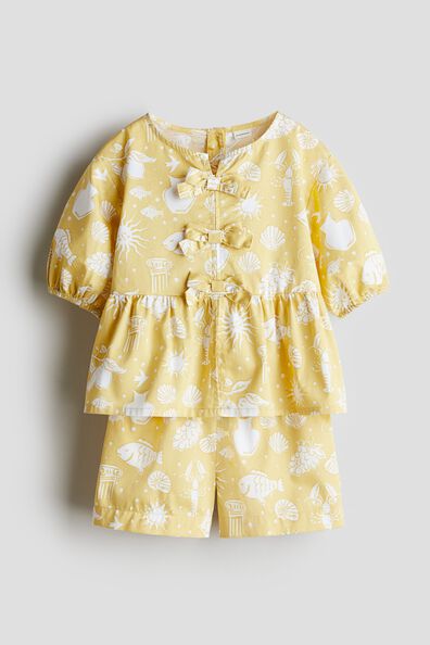 2-piece cotton poplin set