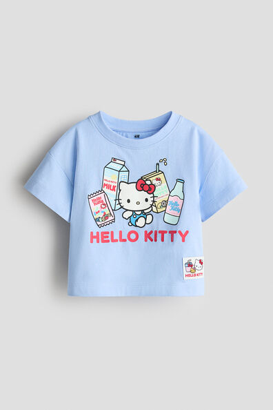 Loose-fit printed T-shirt