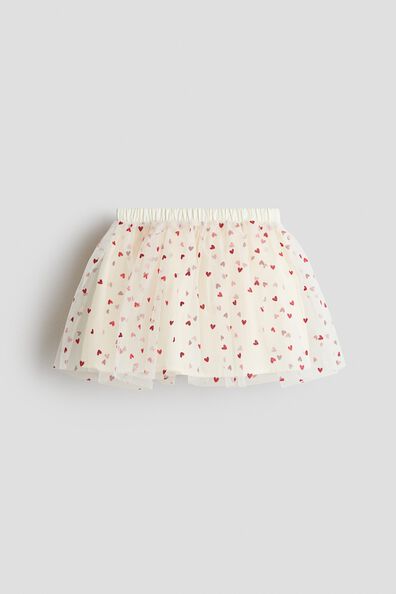Glittery tulle skirt