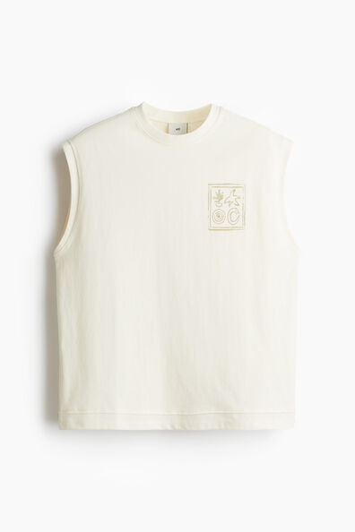 Loose Fit Printed vest top